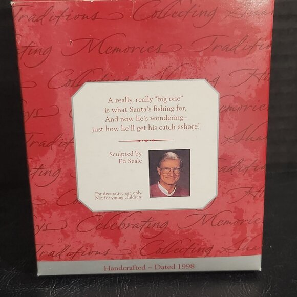 Hallmark Keepsake Catch of The Season Ornament 1998 Fishing Themed Ornament - Picture 2 of 6